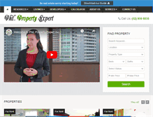 Tablet Screenshot of philpropertyexpert.com